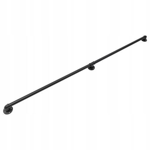 2M black metal handrail