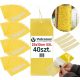  YELLOW SLIDING SHEETS FOR GREENHOUSES FOR PESTS 40 PIECES XXL