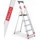 Structural ladder 2.97 m aluminum up to 150 kg