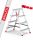 Structural ladder 2.81 m aluminum up to 125 kg