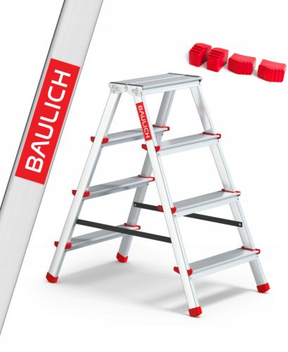 Structural ladder 2.81 m aluminum up to 125 kg