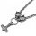  THOR WOLF HAMMER PENDANT NECKLACE stainless steel