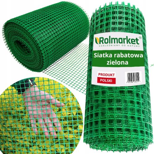 Shade net for fence - PLASTIC NET 0.6 MX 50 M PVC GARDEN BED