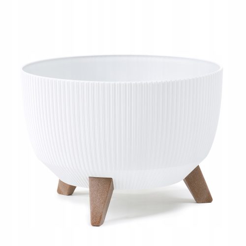  Flowerpot Lamela 25 cm x 29 x 23 cm Diameter 29 cm Plastic white