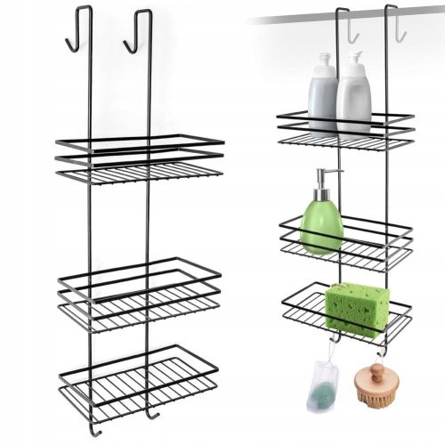 Orion bathroom shelf 569002 78.5 x 25 x 20 cm black