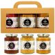  Gift set with bee pollen and two flavored honeys 3x280ml