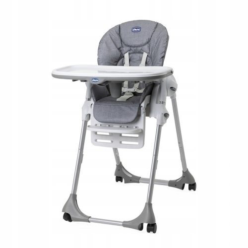  CHICCO Polly Easy High Chair Grey Melange