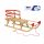  Set of wooden sleds AD324 D110 + AD303 red backrest + AD300 string