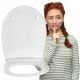 Toilet seats Hamberger Siros WC seat, white, Duroplast