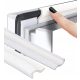 Domzpaneli white window seal 2.2 x 400 x 2 mm
