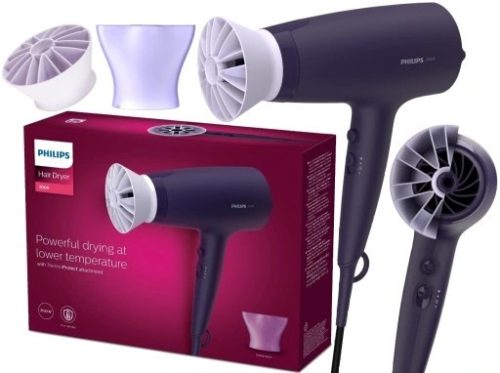  PHILIPS HAIR DRYER SOLID COLD BLOW 1600W 3 TEMPERATURE LEVELS