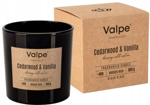 Candles Traditional Paraffin Candle Cedarwood Vanilla Valpe 1 pc.