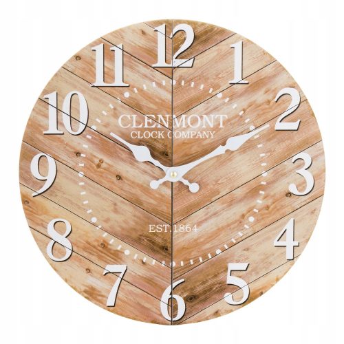 Clock for home Art-Pol wall clock beige, white, black, multicolored, 34 cm