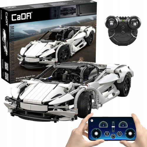  CADA BLOCKS REMOTE CONTROLLED SPORTS CAR 30CM STORMING CAR 402EL