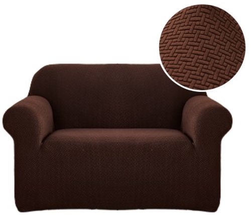 chair cover Domidekor brown sofa cover