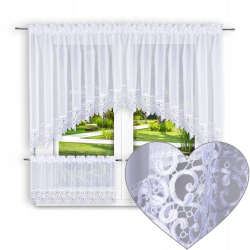  Voile curtain "Jealousy", 400 cm x 150 cm