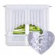  Voile curtain "Jealousy", 400 cm x 150 cm