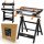  NEO Adjustable workbench, aluminum, load capacity 100 kg, with jaws