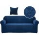 Chair cover Domidekor sofa (couch) cover, navy blue