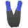  Blue rubber gloves with sleeves for men, elbow length