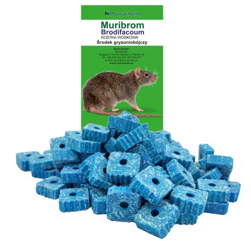  MICE AND RAT POISON – MURIBROM BRODIFAKUM CUB 50 PPM (10 G) 5 KG