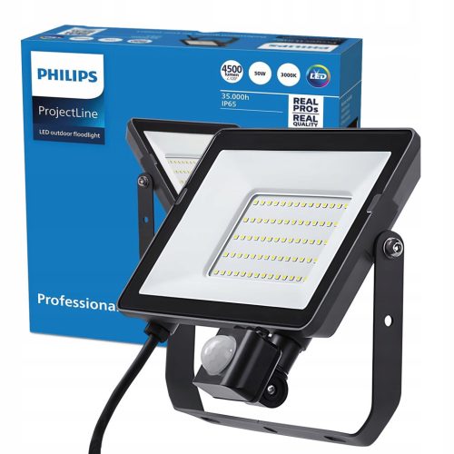  Halogen LED Philips Projectline 50W motion sensor