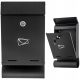 VASERO Euro mailbox, black