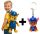 Chase Plush Backpack from Paw Patrol with Bonus Keychain - Perfect for Toddlers