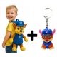 Chase Plush Backpack from Paw Patrol with Bonus Keychain - Perfect for Toddlers