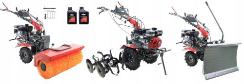 Motor Hoes. 7 HP WM1000N-6 Rotavator + Snow Plow + Snow Blower