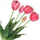 Artificial Flowers and Fruits TULIP BOUQUET MADE OF RUBBER TULIPS, RUBBER COATED LIKE LIVE