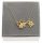  Gold necklace CLOVER CLOVER ANY letter LETTER BOX SILVER