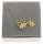  Gold necklace CLOVER CLOVER ANY letter LETTER BOX SILVER