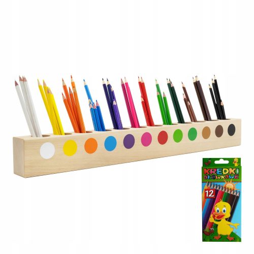  Pencil Sorter Organizer 12 Colors Name Engraver Desk Tool