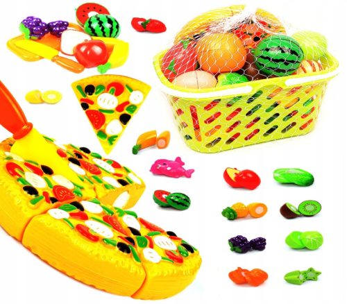  SHOPPING BASKET VEGETABLES FRUIT TURNIP PIZZA 8684