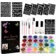  LARGE TATTOO KIT GLITTER TATTOOS STENCILS