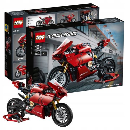  LEGO Technic BARKOS_PL LEGO TECHNIC DUCATI PANIGALE V4 MOTORRADMODELL 223426 + LEGO Technic PRODUKTKARTE 6345333