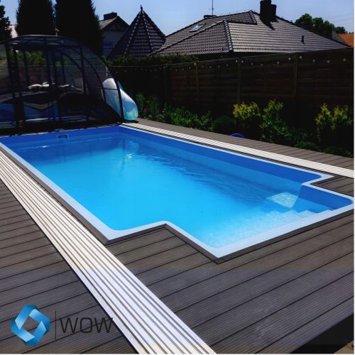 Garden pools - Models 2024/2025 Rectangular pool WOW-24 720 x 320 cm