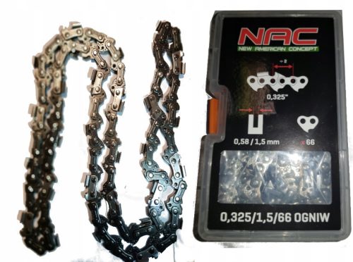  NAC chain 40 cm 16" 325' 1.5 mm 66 links