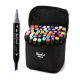  ALCOHOL MARKER SET 48 TOUCH PIECES + PRO BAG