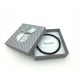  black tourmaline rubber band bracelet 4 mm balls as a gift in a box