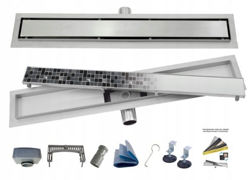 X-HOME linear drain 60 cm