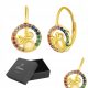  Gold-plated earrings for girls, Pr.925