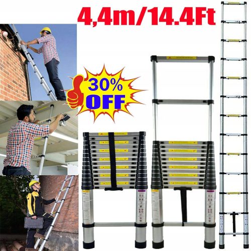 Ladder 4.4 m Aluminum 14 to 150 kg