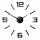 Clock for home MCLOCK wall clock black 60cm