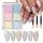  6 X PEARL NAIL DUST MERMAID EFFECT PALLET