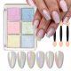  6 X PEARL NAIL DUST MERMAID EFFECT PALLET