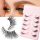  ARTIFICIAL EYELASHES STRIP SET OF 5 PAIRS HALF EYE ACCENT 1011