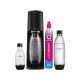  SodaStream Terra carbonated water maker black + 3 bottles