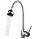 Unitec AQUA SANITARY floor-standing kitchen faucet, silver